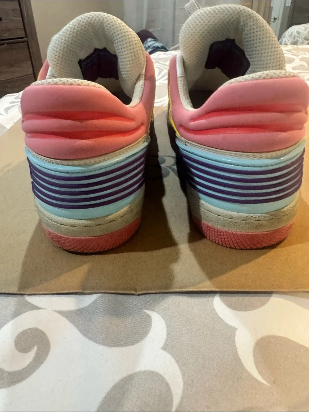 Gucci Pastel Multicolor Low-Top Sneakers - Picture 3 of 9